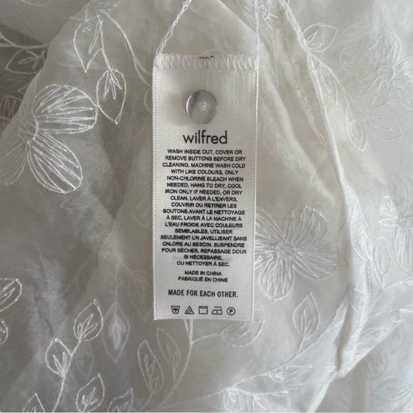 Aritzia Wilfred Sheer Blouse - Picture 6 of 6